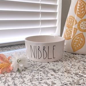 SOLD-Rae Dunn NIBBLE dog bowl